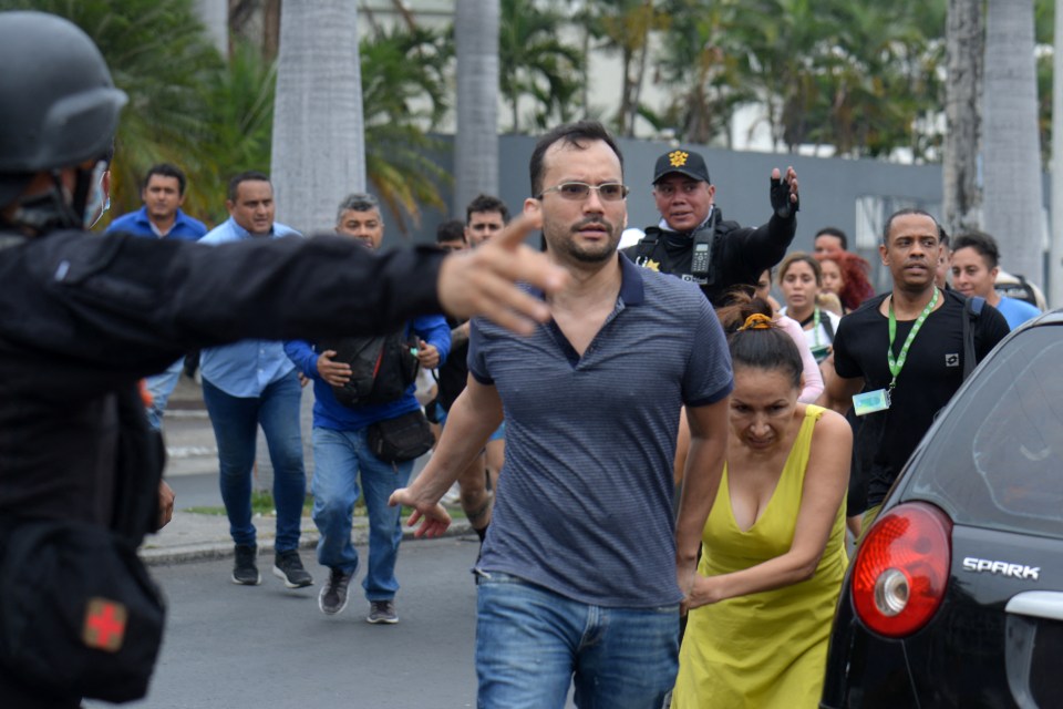 Most staff members were escorted off the premises after 30 minutes
