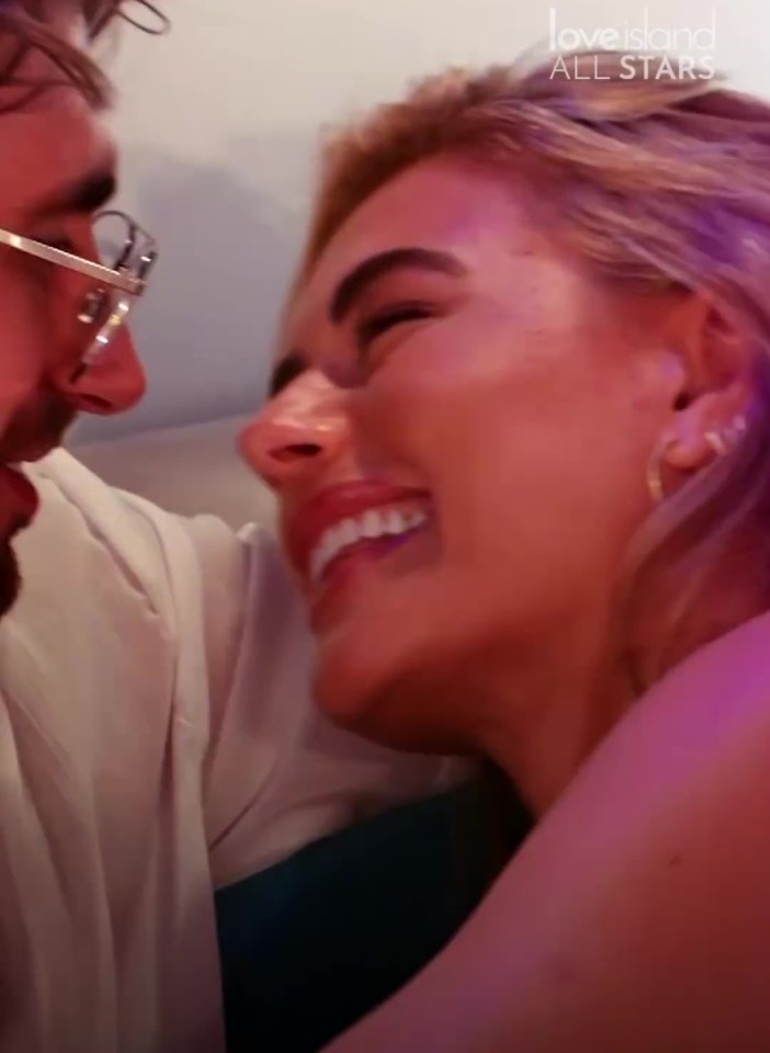 Chris Taylor and Arabella Chi get cosy