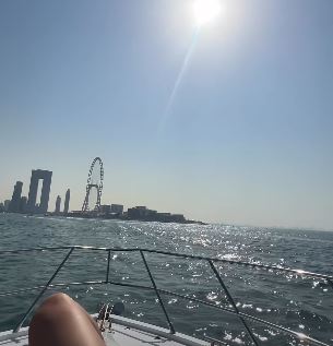Claudia uploaded a picture of a boat ride