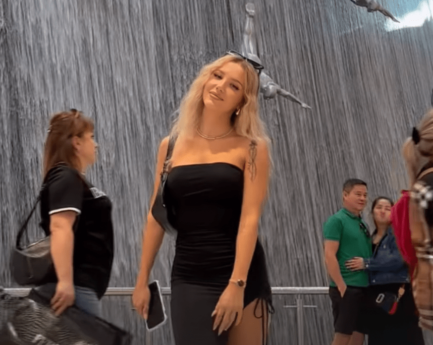 Claudia lives a glamorous life as a football wag