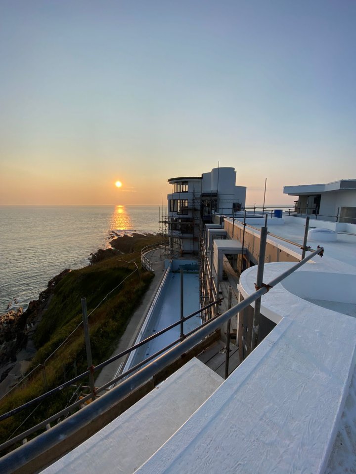 Edward hoped to complete in 18 months, but development issues meant the build lasted 12 years
