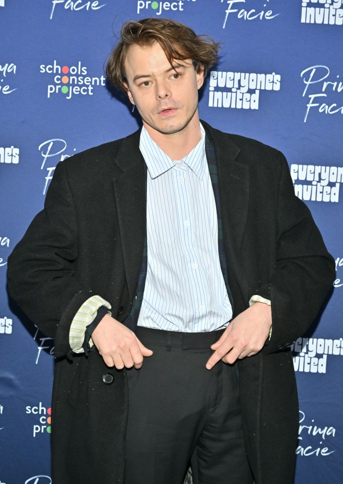 Skinny schoolboys like Charlie Heaton are the in-thing