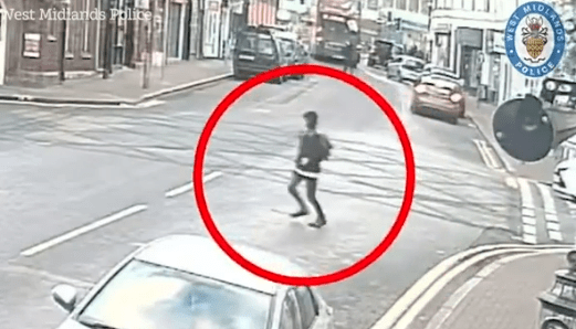 Police said the man sexually assaulted the schoolgirl as he ran past her