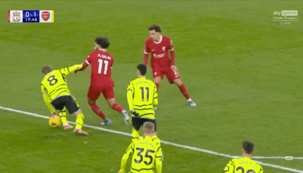Liverpool were denied a penalty by VAR last time the two met after Martin Odegaard appeared to handle the ball in the box