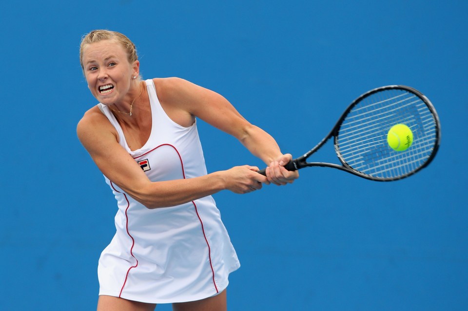 She featured in just one senior Grand Slam match