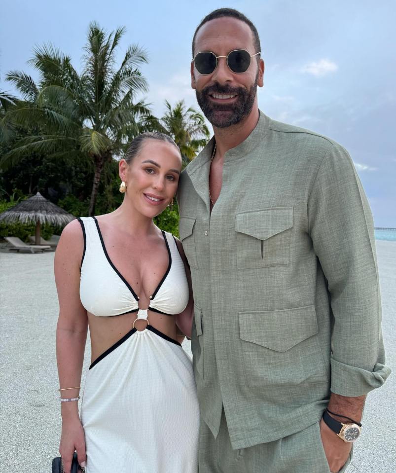 Kate Ferdinand on holiday with her family.