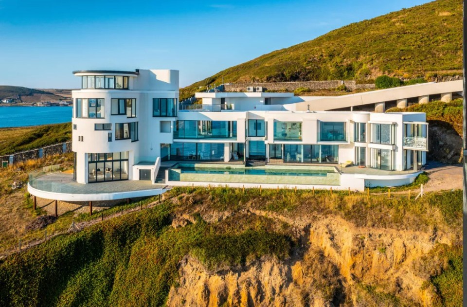 The home requires fixtures and fittings and structural work to the driveway - which Edward wants to borrow another £2million to sort