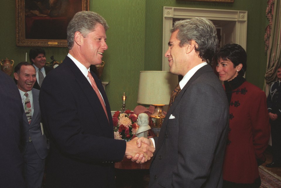 Clinton was claimed in court docs to have liked girls 'young' as well as alleged to have been filmed having sex by Epstein