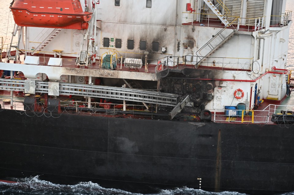 The Houthis have been attacking US and UK-owned cargo ships - like the US-owned Geno Picardy in the Gulf of Aden