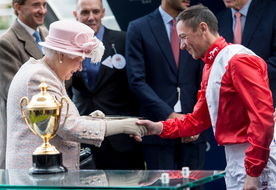 Frankie Dettori experienced an embarrassing moment with The Queen thanks to his dog