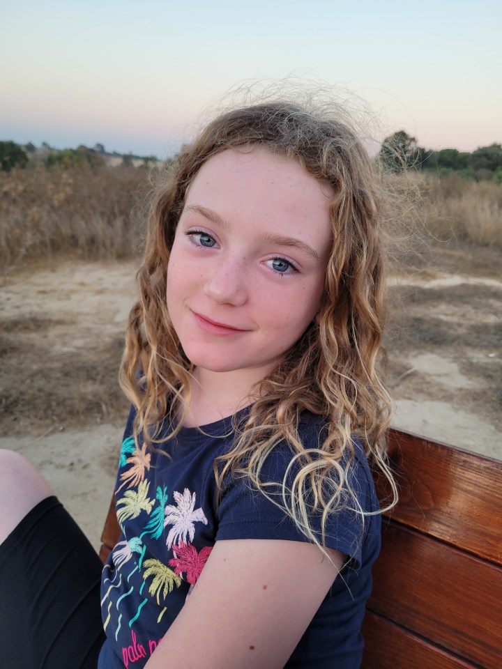 Emily was too scared to speak when she was released from captivity but is now at 'full volume'