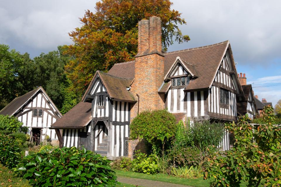 Visitors to Selly Manor (pictured) can discover how the Tudors cooked, dressed and lived