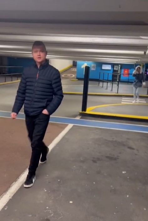 The man responded angrily when confronted by Owen