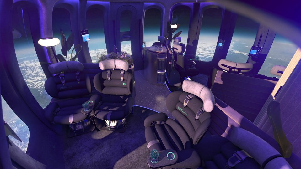 The cabins will seat up to eight passengers, with one chair for a pilot