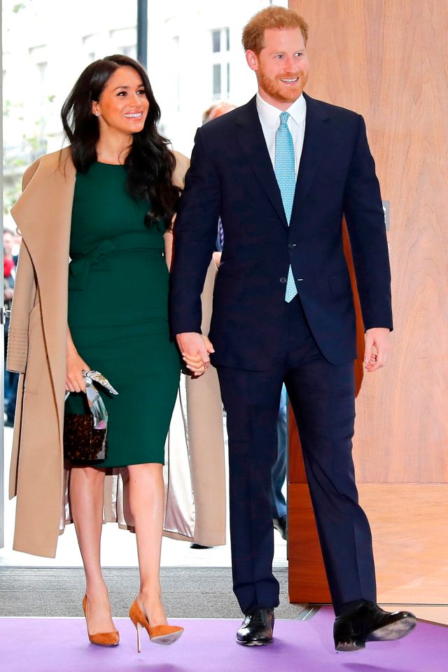 Meghan did not fly to the UK with Harry