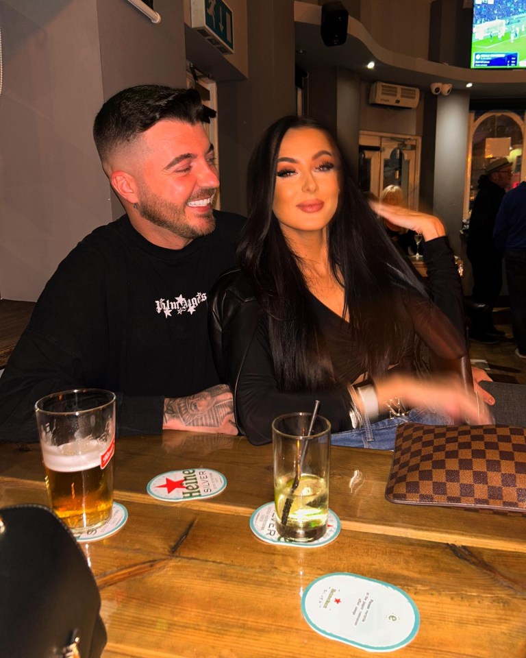 Beaming Luke introduced his new girlfriend Hannah Lynch to his followers on Saturday night