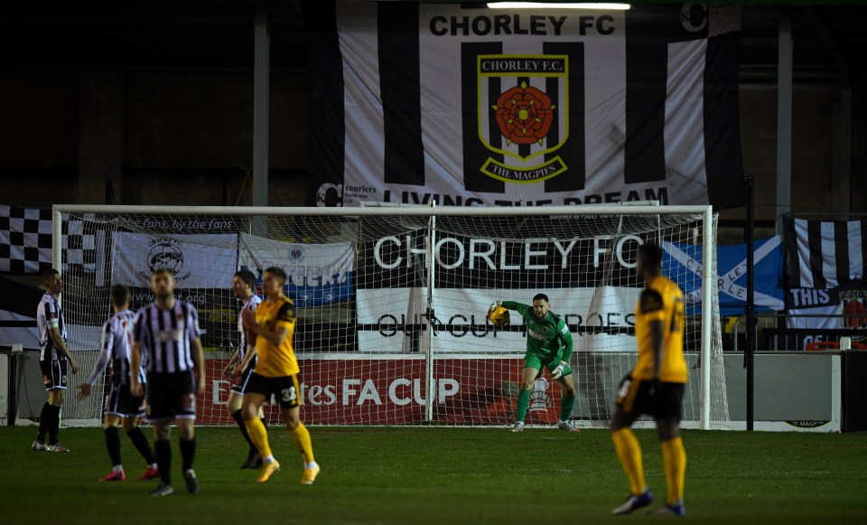 Chorley FC are based in Lancashire