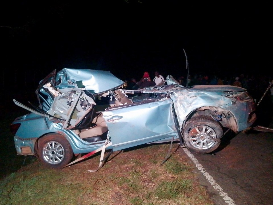 The aftermath of Kiptum's horror crash