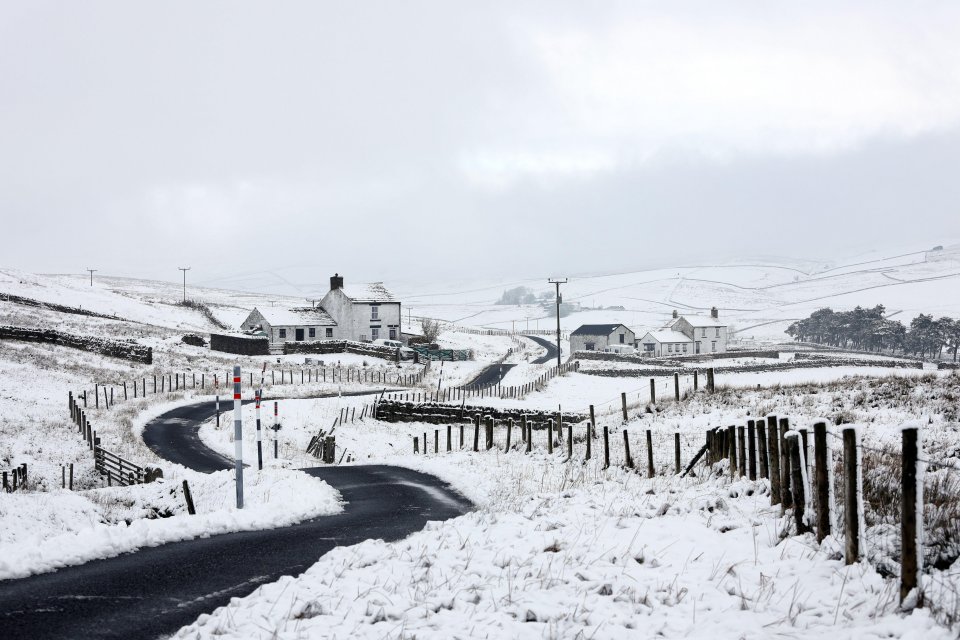 Parts of the UK are set to see snow - as County Durham did on March 2