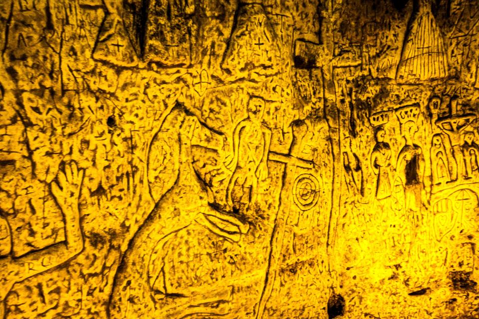 A lot of the carvings have religious meanings