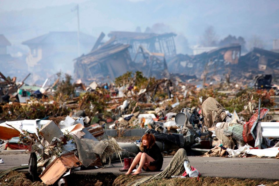 The earthquake and tsunami killed 18,500 people in Japan