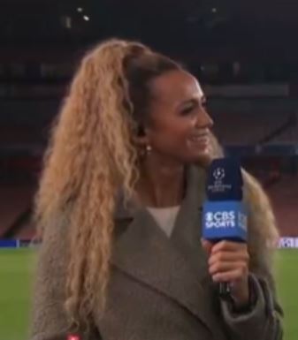 The joke left presenter Kate Abdo stunned