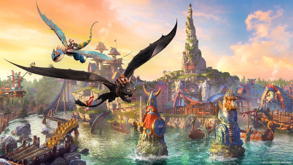 Guests will enter the Isle of Berk
