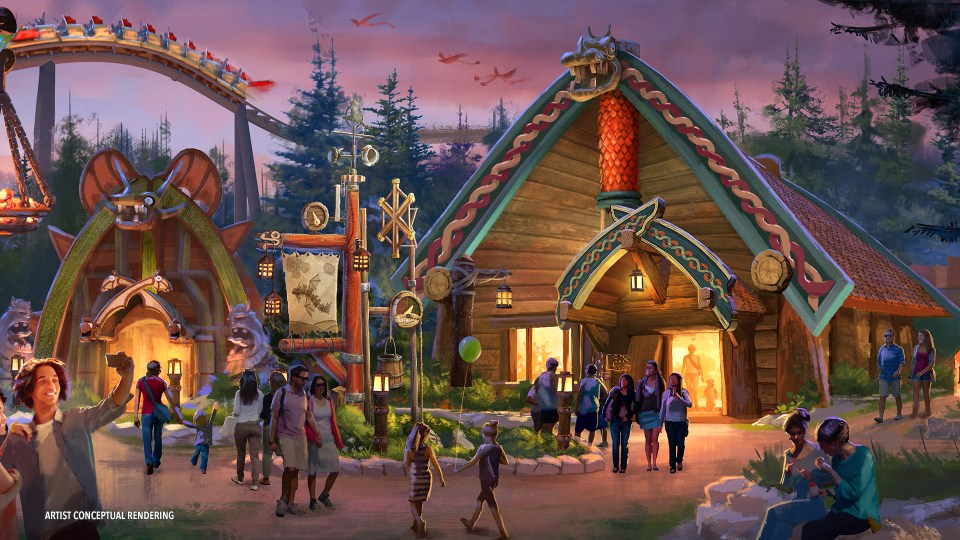 Shops and food stalls will also be inside the land