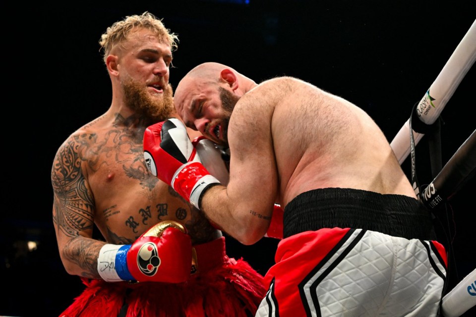 Boxing - Jake Paul v Ryan Bourland - Coliseo de Puerto Rico, San Juan, Puerto Rico - March 2, 2024 Jake Paul in action against Ryan Bourland REUTERS/Miguel Rodriguez