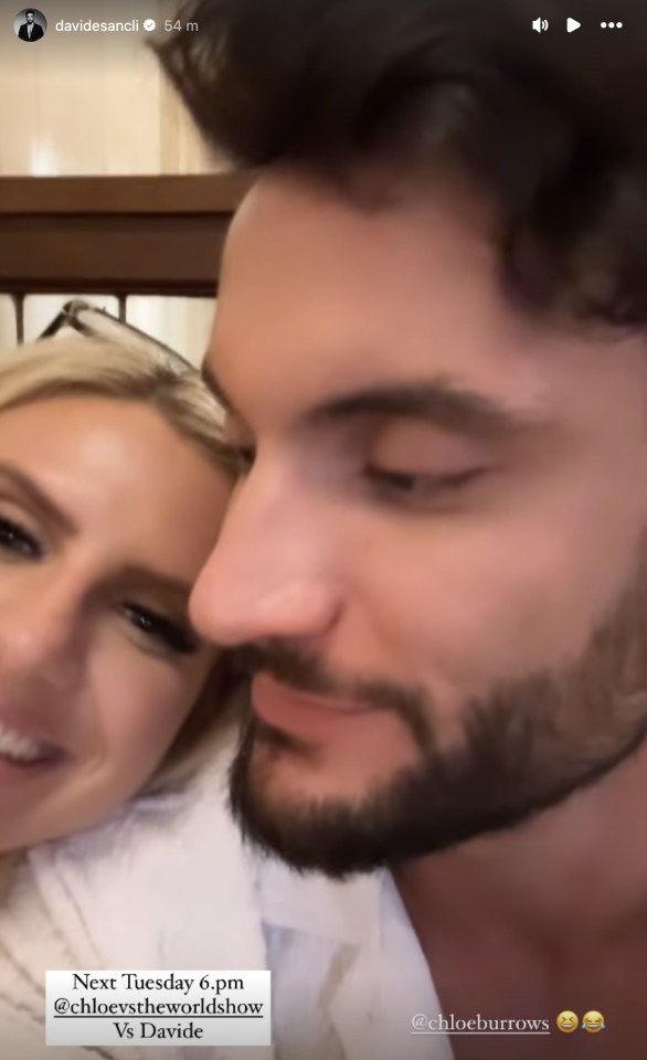 The pair were previously spotted looking very cosy in a previous social media vid