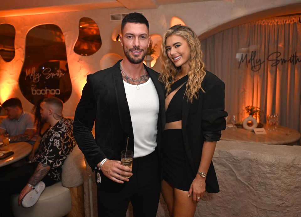 Adam reunited with Arabella at the event before leaving with Liberty