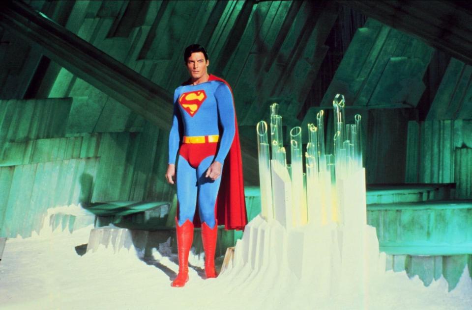 Superman wears pants outside his tights