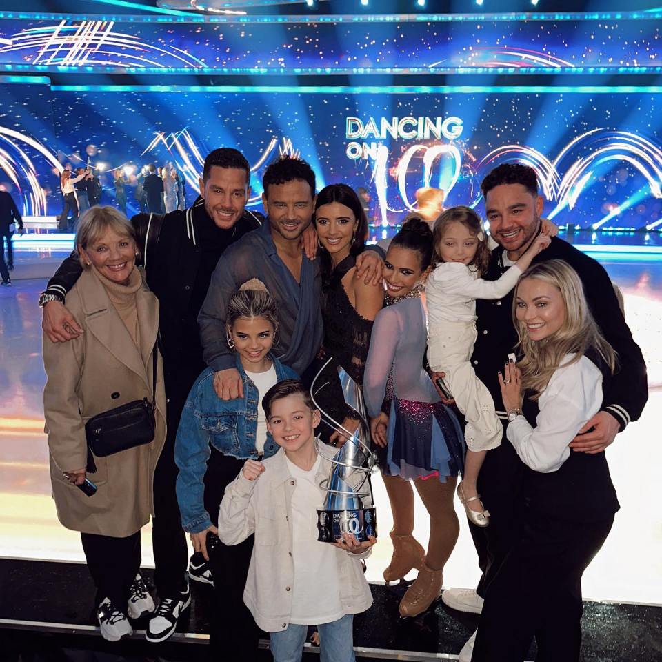 Ryan Thomas has broken his silence on his Dancing On Ice triumph with a sweet family snap