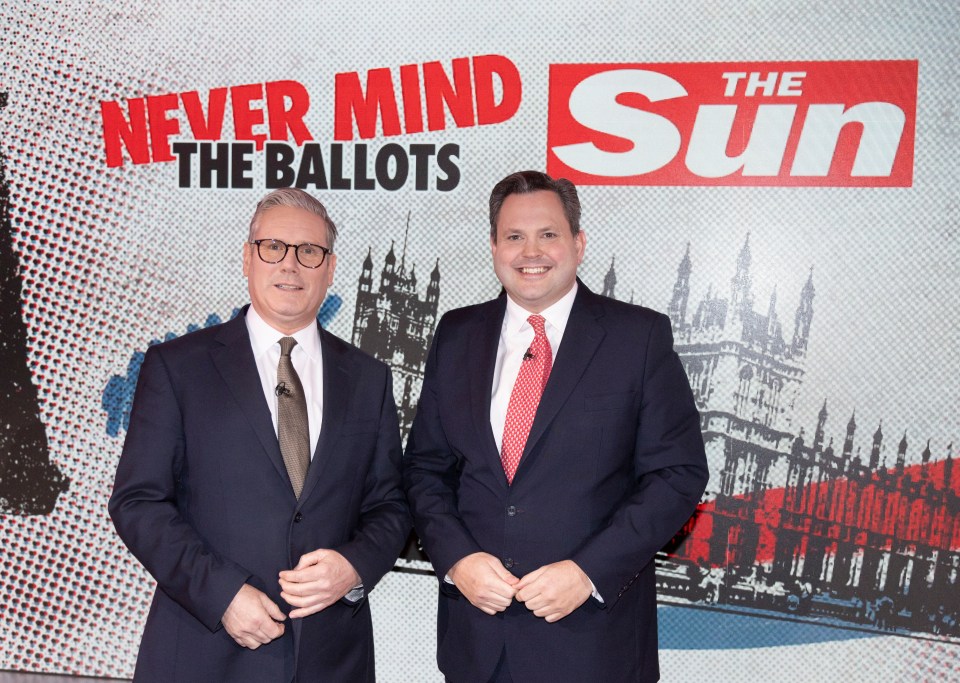 Sir Keir faced a tough grilling by The Sun’s Political Editor Harry Cole
