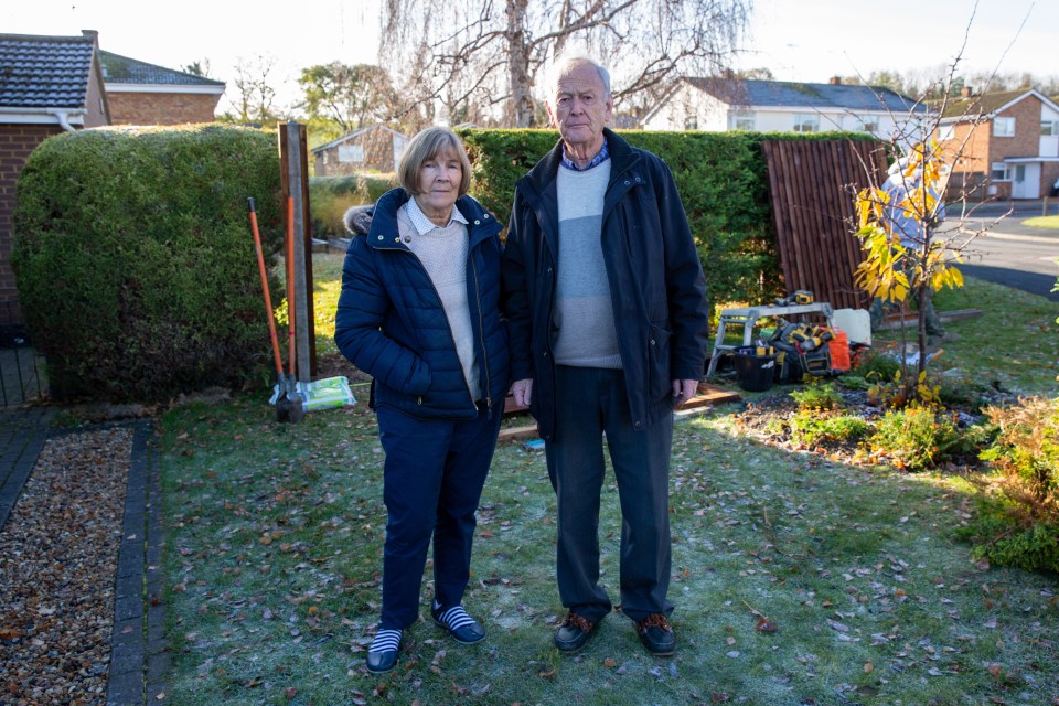 Caroline and Adrian Buggust had been gardening the section for 40 years