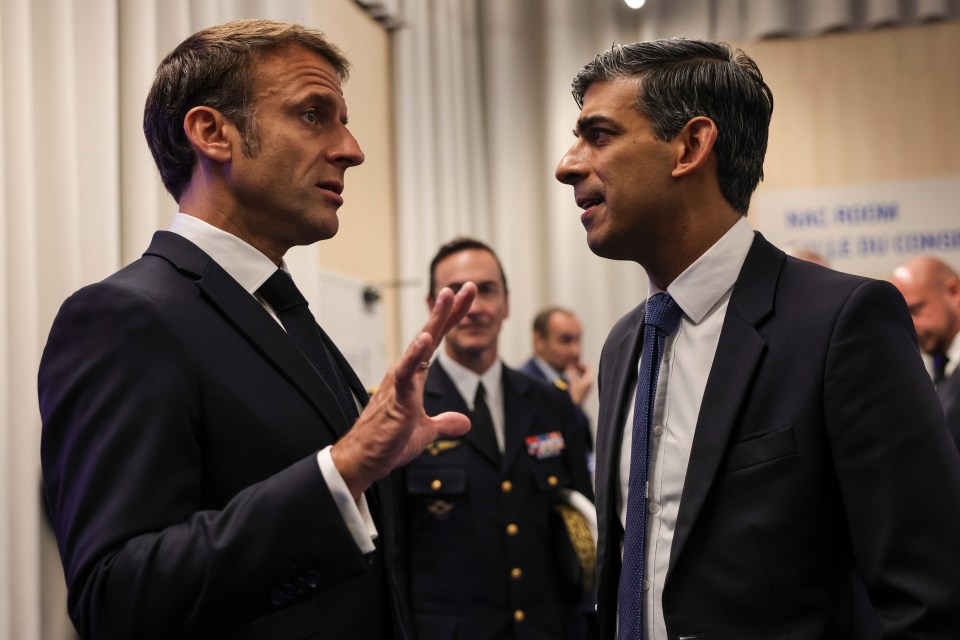 Rishi Sunak has hit back at Emmanuel Macron for attacking his Rwanda plan