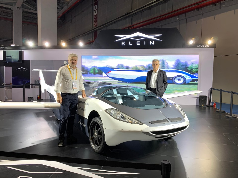 The flying car has been designed by Slovakian company KleinVision