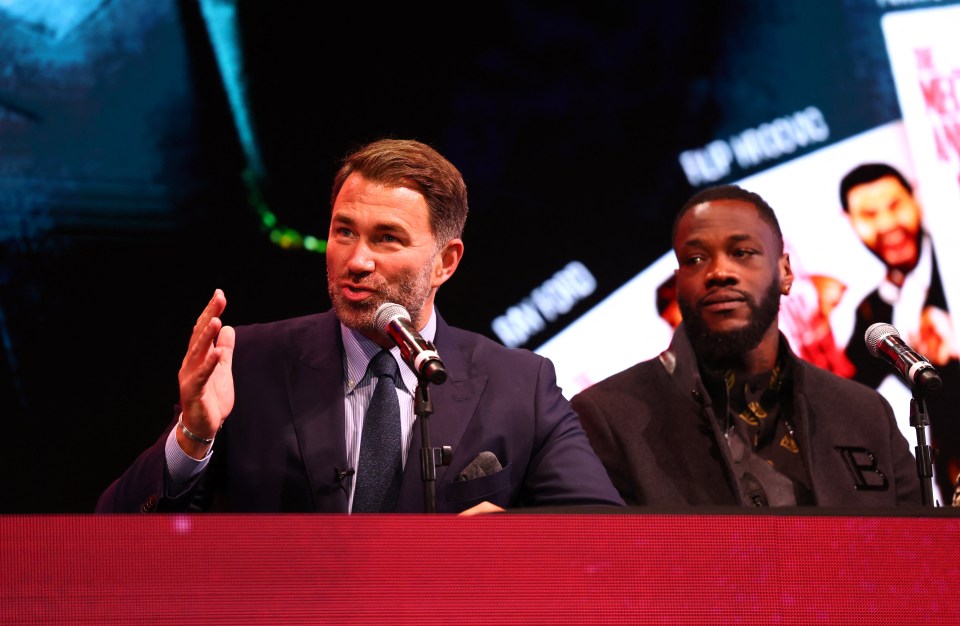 Eddie Hearn is working with Deontay Wilder after years of feuding