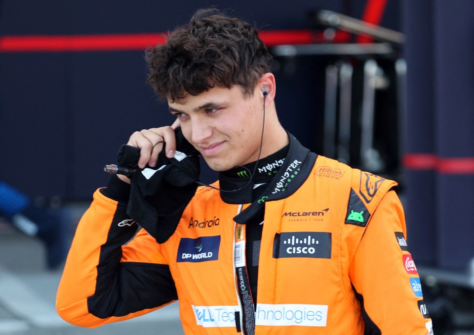 Lando Norris made the list after his sixth placed F1 season last year