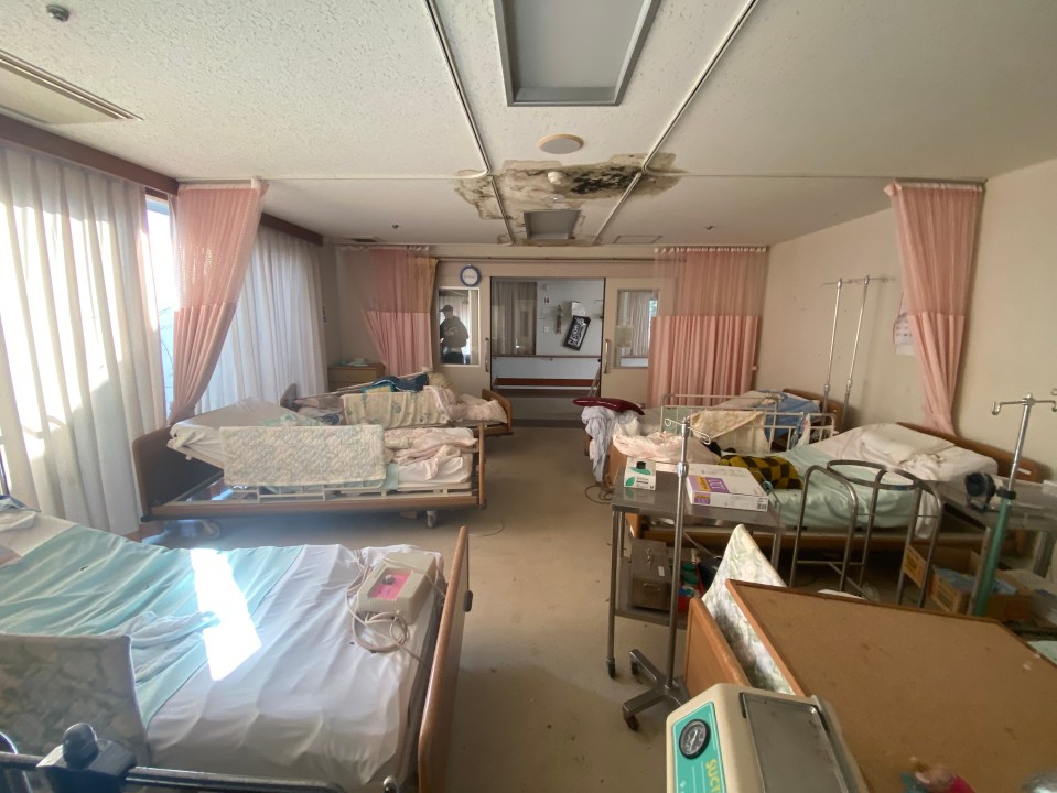 An eerie hospital room remains untouched since the day it was deserted