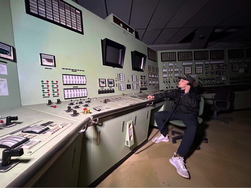 He managed to gain access to one of the control rooms of the infamous power plant
