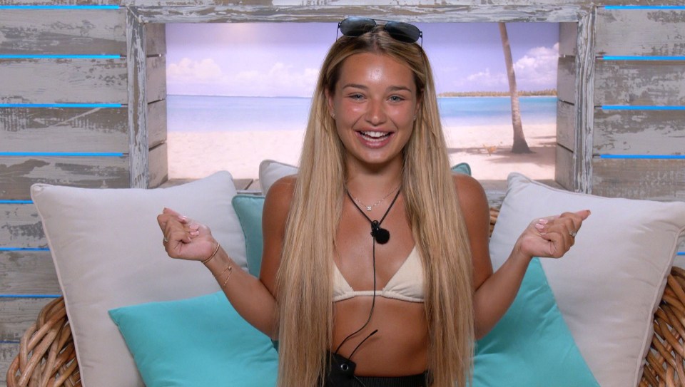 Lucinda first appeared on Love Island in 2021