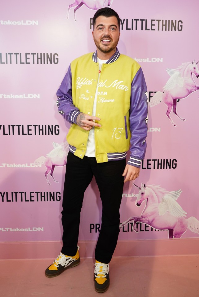 Mandatory Credit: Photo by Johnathan Williams/REX/Shutterstock for PrettyLittleThing (14255714af)..Luke Worley..PrettyLittleThing Host a Star-Studded Christmas Party, London, UK - 13 Dec 2023