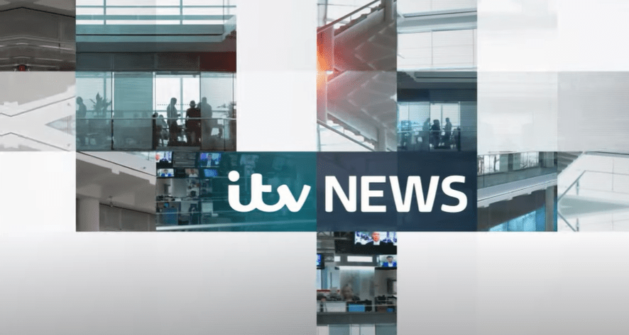 The ITV News logo popped up which sent fans into a panic