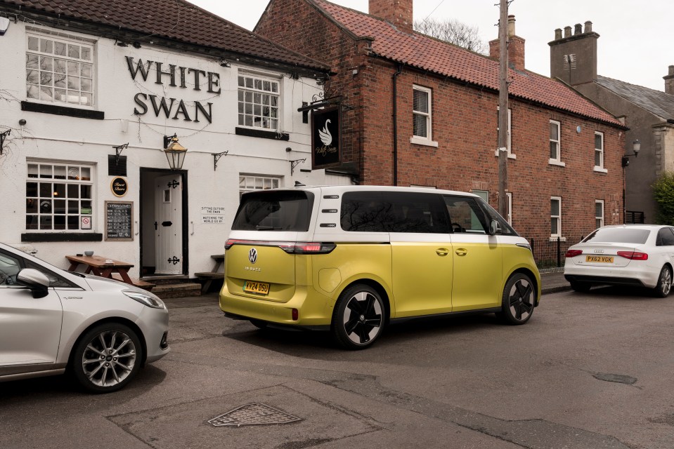 After topping up at home with my 7kW Humax Ecord wallbox, it showed we had 220 miles to play with — some way short of VW’s officially claimed range