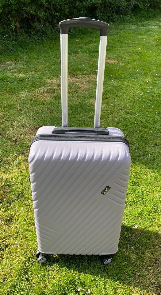 Rock Santiago Medium Suitcase in Purple