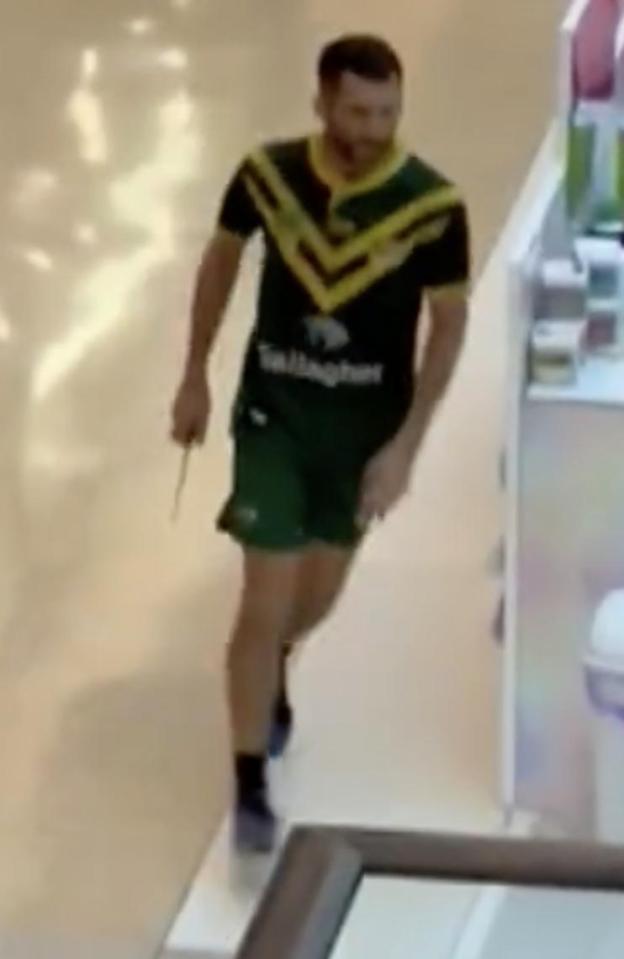 Surveillance image of Joel Cauchi, the Sydney mall knifeman.