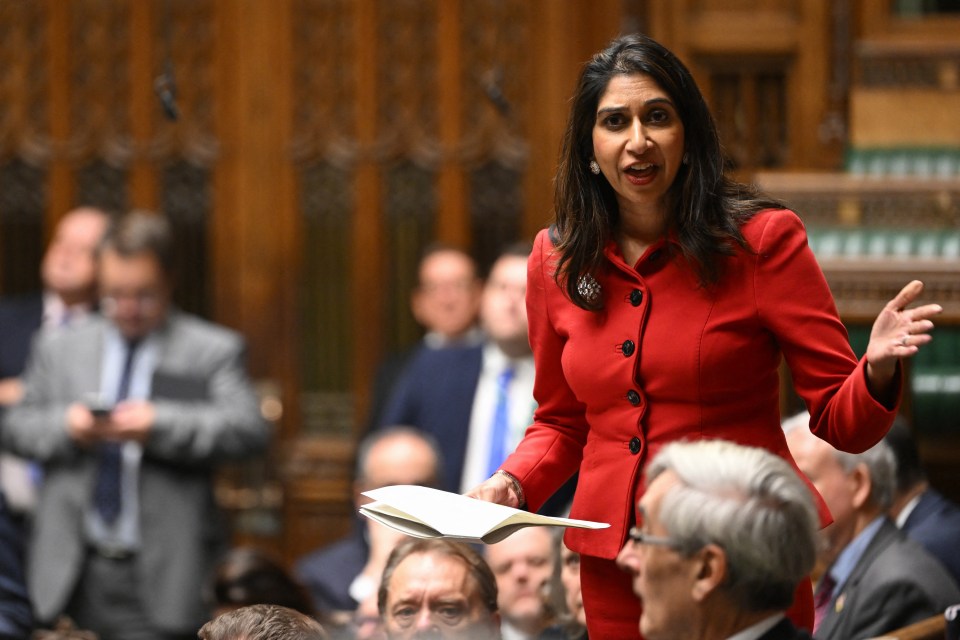 Suella Braverman is eyeing a run at the Tory leadership if Rihsi Sunak is toppled or loses the next election