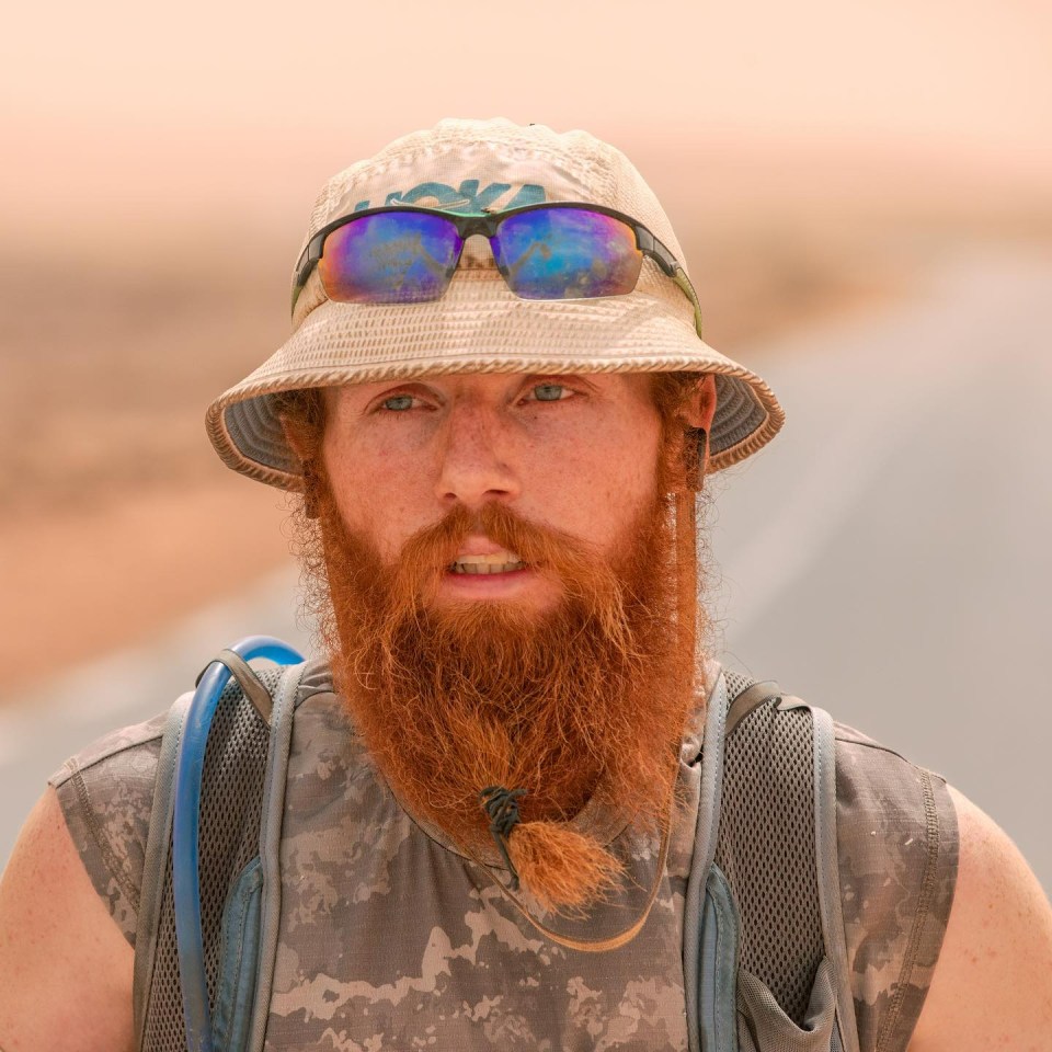 Cook had vowed not to cut his hair or beard until he was finished
