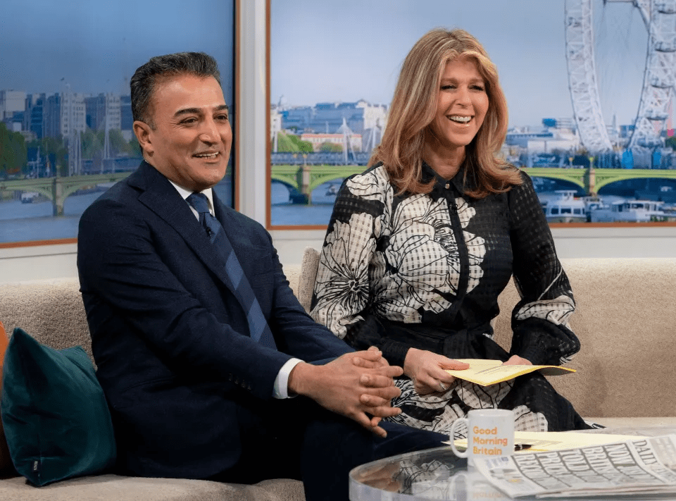Adil Ray and Kate Garraway are taking a break